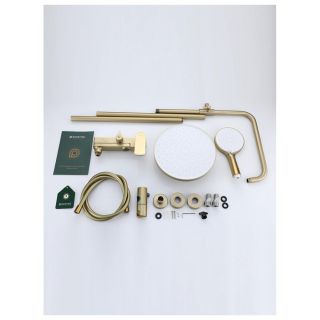 Душевая стойка Splenka S54.24.03 золотой сатин